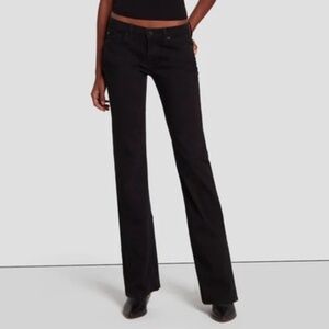 ~7 For All Mankind Women’s Black Original Bootcut Jeans
